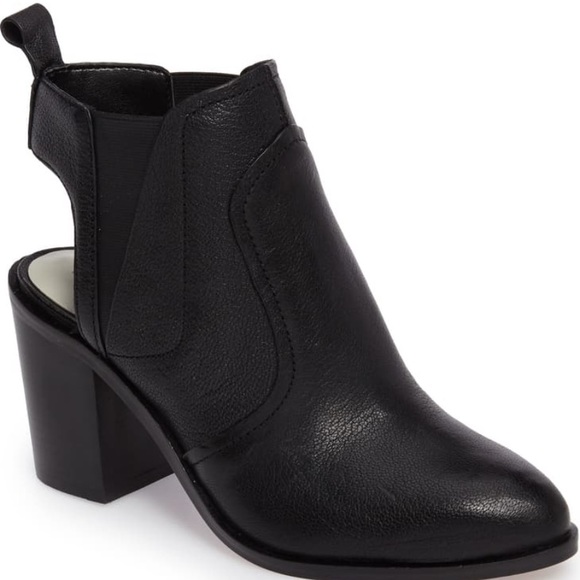 1.STATE Leban (black leather) Bootie - NEW IN BOX